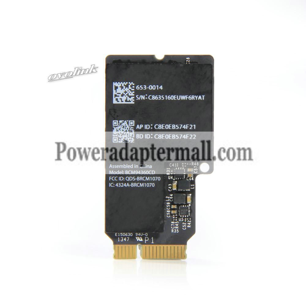 Apple Broadcom BCM94360CD 802.11ac WLAN Bluetooth 4.0 card